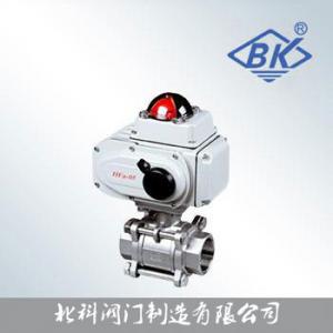 Q911F电动三片式丝扣球阀